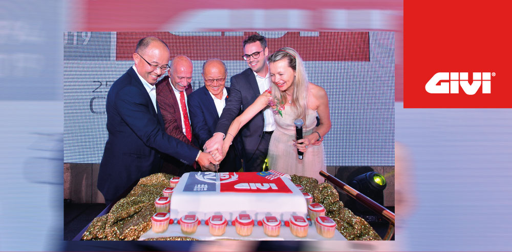GIVI ASIA CELEBRATES ITS 25TH ANNIVERSARY