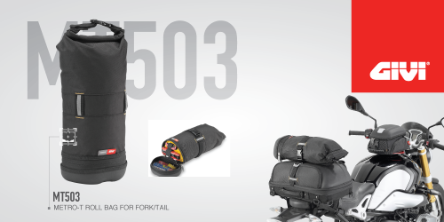 GIVI MT503 METRO-T ROLL BAG FOR FORK/TAIL