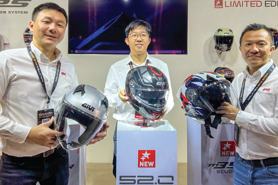 GIVI Launches Three New Helmet Models at Malaysia Bike Show 2026