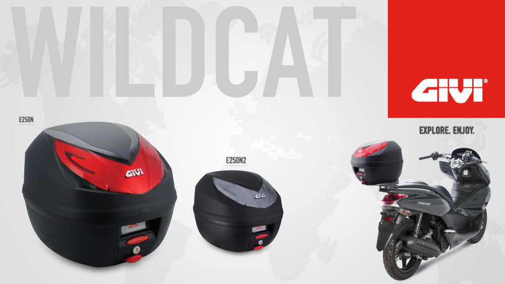 GIVI E250N WILDCAT MONOLOCK TOP CASE