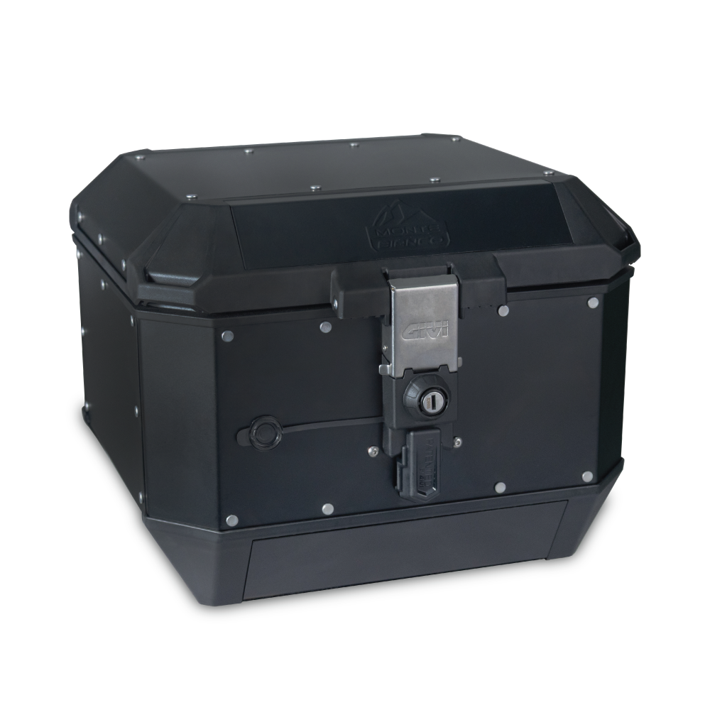 MTB45B-ADV TREKKER MONTE BIANCO ALU TOPCASE BLACK PAINTED ADVANCE | 45L | TOP CASE