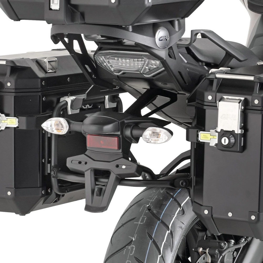 PL2122CAM | SPECIFIC PANNIER HOLDER FOR CAM SIDE TREKKER OUTBACK FOR YAMAHA MT 09 TRACER (15-17)