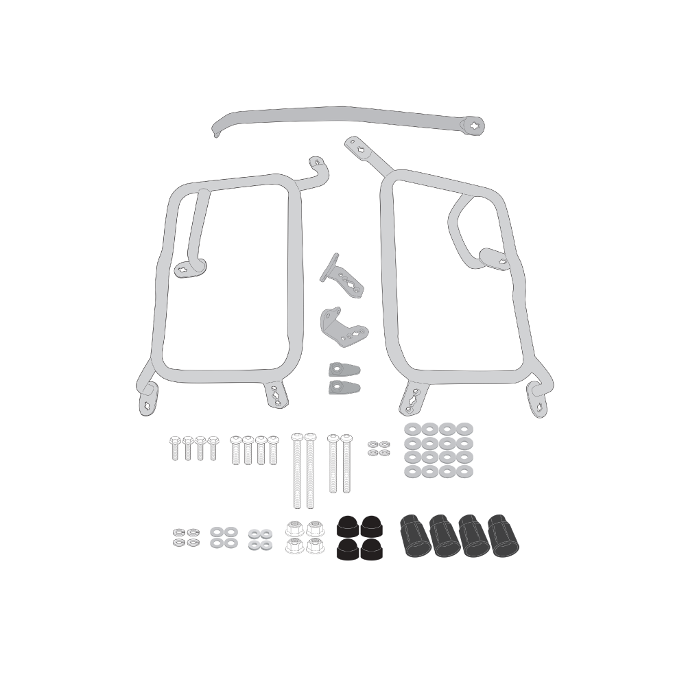 PLO9430CAM | SPECIFIC PANNIER HOLDER FOR MONOKEY CAM-SIDE TREKKER OUTBACK SIDE CASES