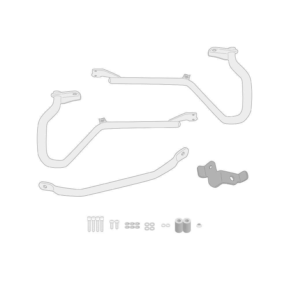 TN1194 | SPECIFIC ENGINE GUARD HONDA CMX 1100 REBEL